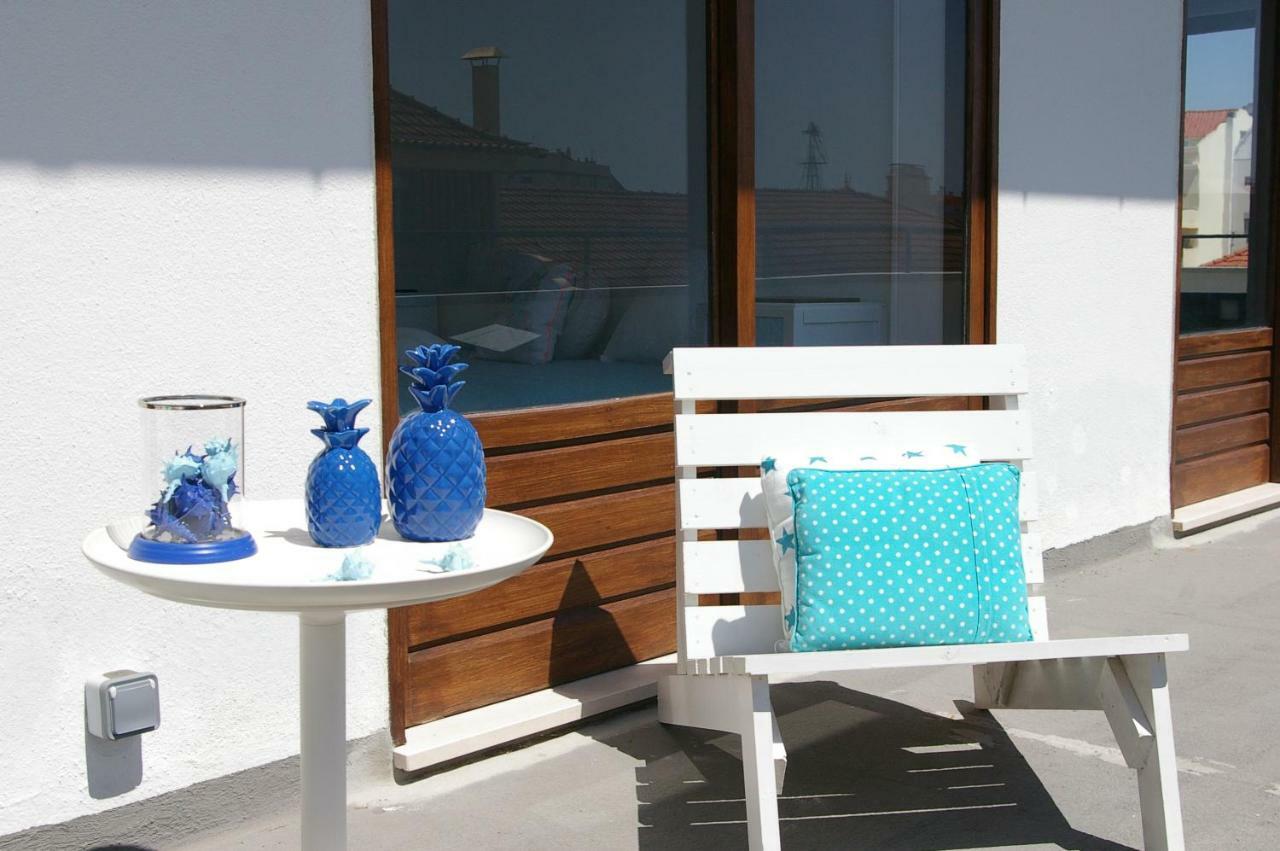 Blue Apartment Parede Beach House 외부 사진